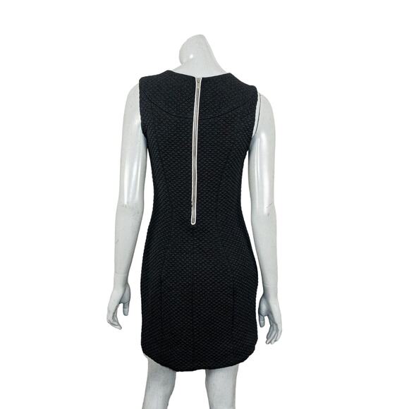 CLAUDIE PIERLOT textured sleeveless FAFFINEE Dress in Black Women's size 38 - Picture 4 of 10